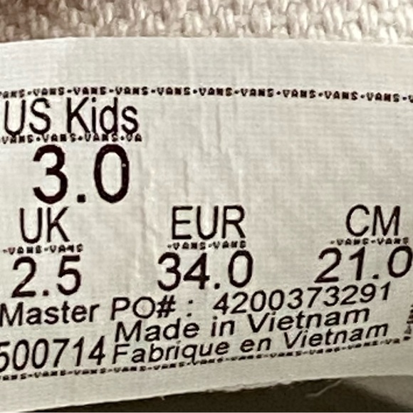 Vans Classic Slip-On Natural Canvas Off White Kids 3 / EU 34 Skate Shoes - Picture 12 of 12